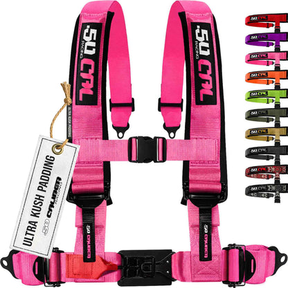 2" & 3" 4pt & 5pt Elite Series Race Latch "EZ" Adjust Harness