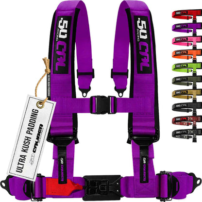 2" & 3" 4pt & 5pt Elite Series Race Latch "EZ" Adjust Harness