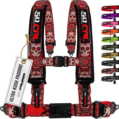 2" & 3" 4pt & 5pt Elite Series Race Latch "EZ" Adjust Harness