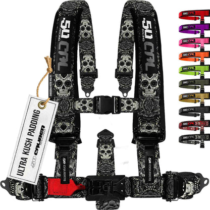 2" & 3" 4pt & 5pt Elite Series Race Latch "EZ" Adjust Harness