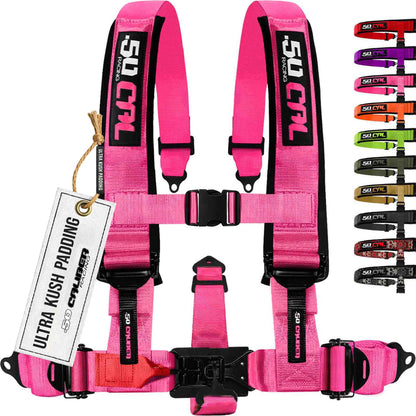 2" & 3" 4pt & 5pt Elite Series Race Latch "EZ" Adjust Harness
