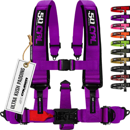 2" & 3" 4pt & 5pt Elite Series Race Latch "EZ" Adjust Harness