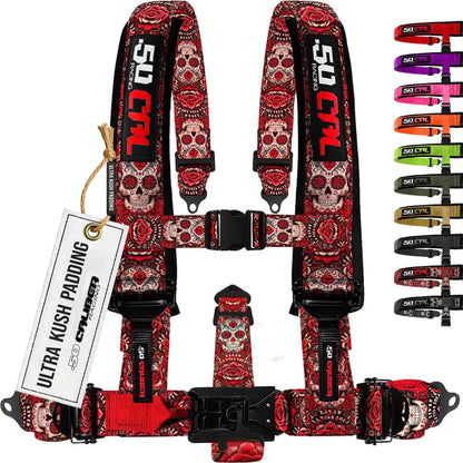 2" & 3" 4pt & 5pt Elite Series Race Latch "EZ" Adjust Harness
