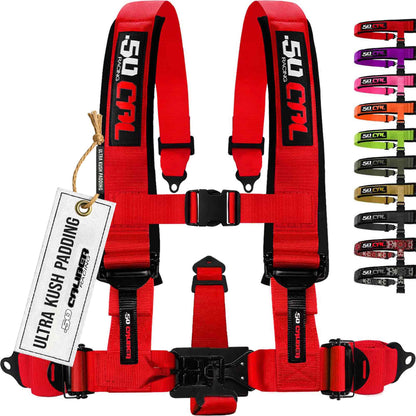 2" & 3" 4pt & 5pt Elite Series Race Latch "EZ" Adjust Harness