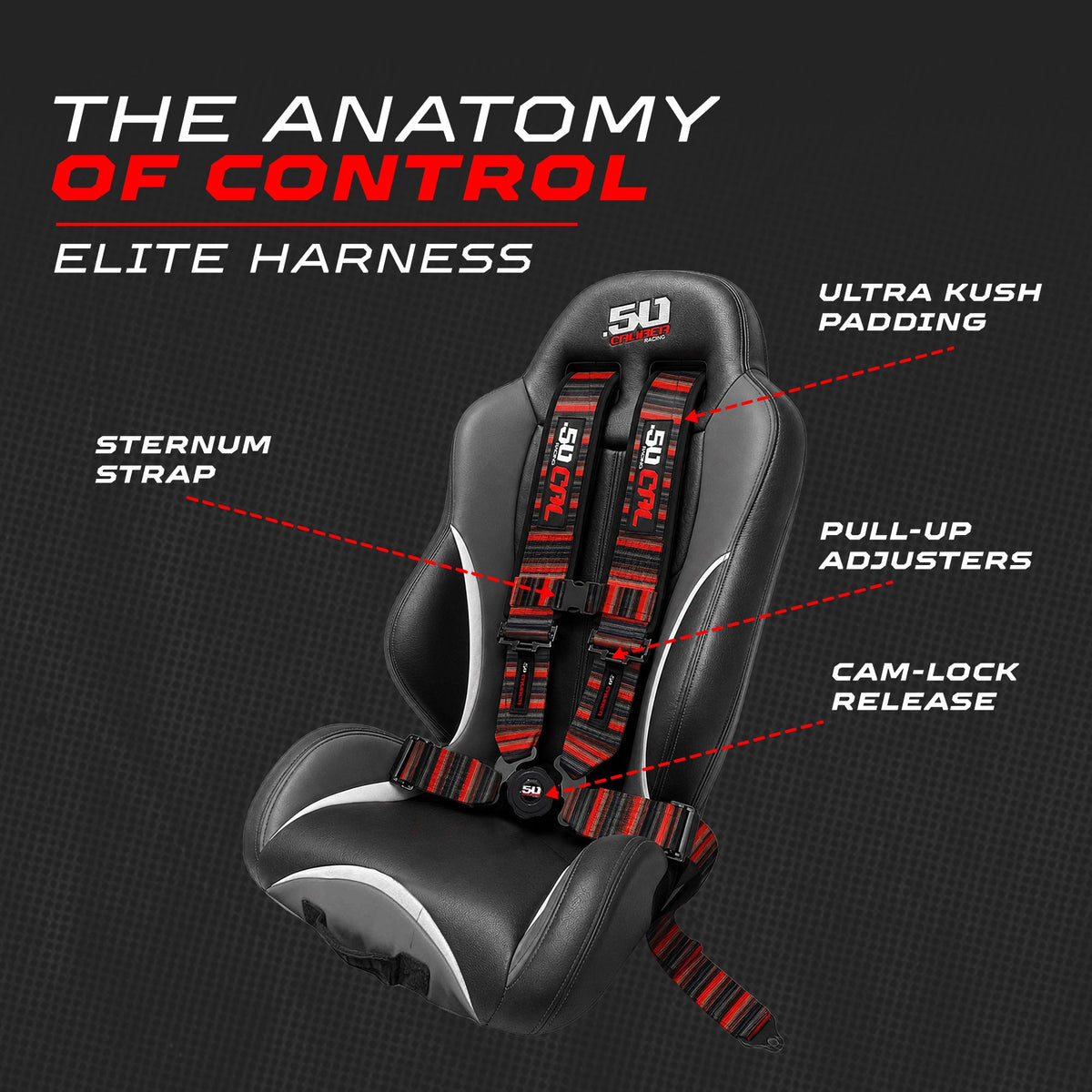 Camlock Racing Seat Harness by 50 Caliber Racing, product view 54