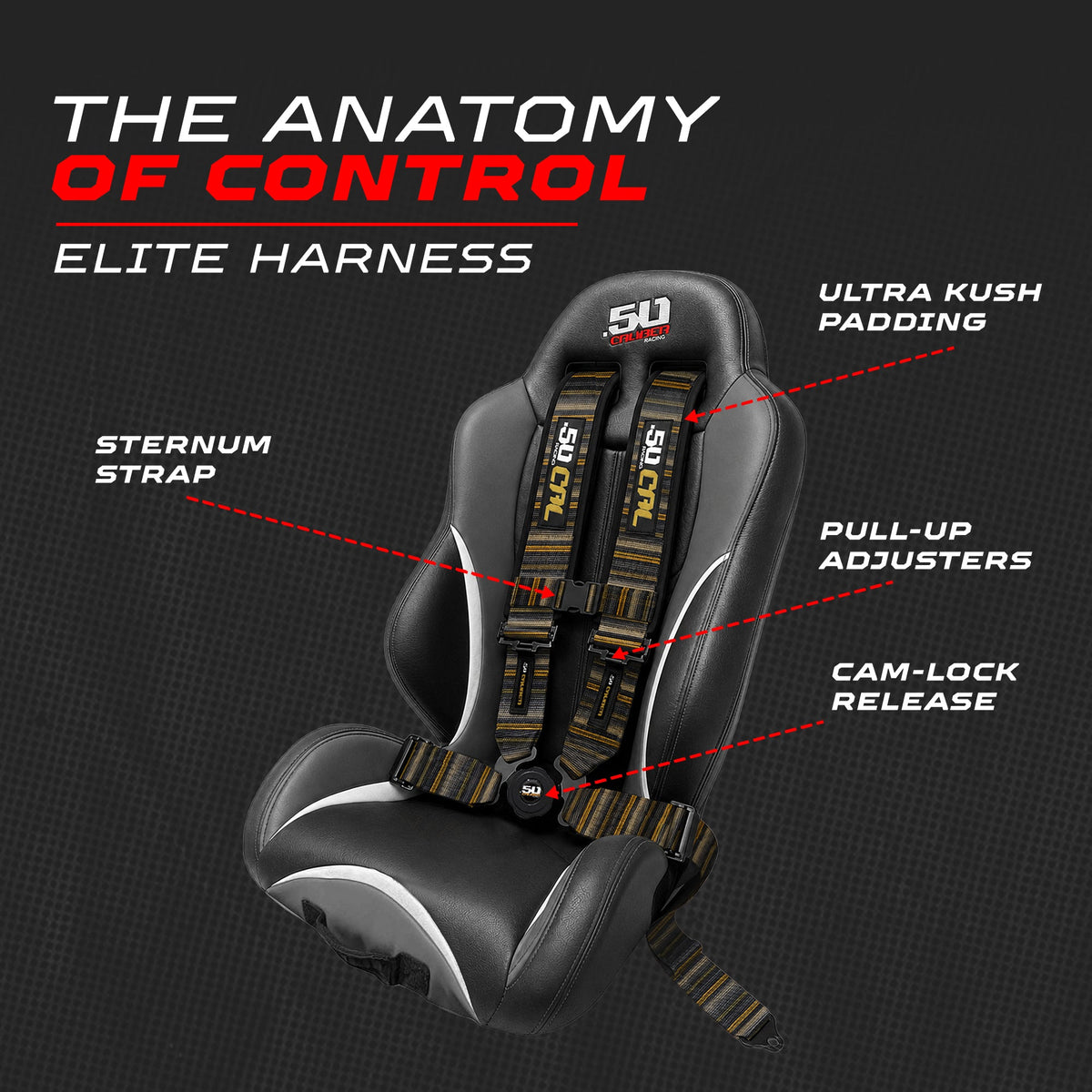 Camlock Racing Seat Harness by 50 Caliber Racing, product view 61