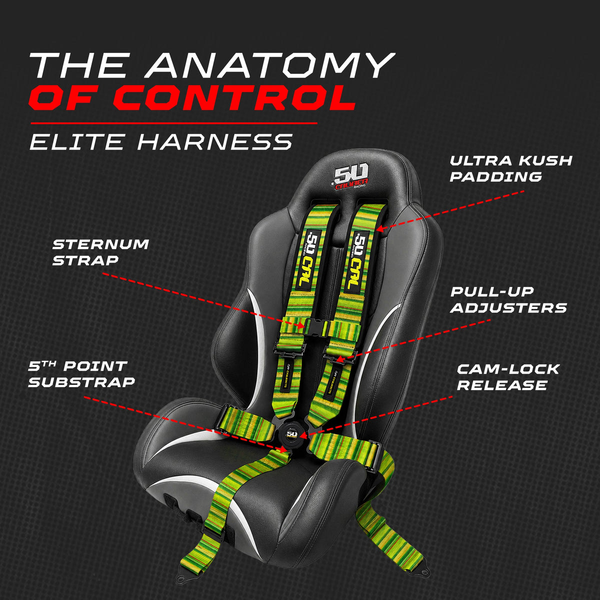 Camlock Racing Seat Harness by 50 Caliber Racing, product view 48