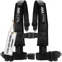 Elite Series 4-Point Racing Harness with Push Button Release UTV - Front View | 50 Caliber Racing