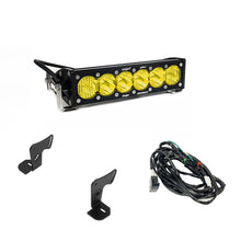 Polaris RZR Pro R Pro S Pro XP OnX6+ 10 Inch Light Bar Hood Mount Kit SxS - Installed View | Baja Designs