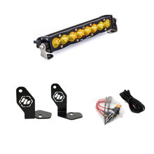 Polaris RZR Pro R S8 10 Inch Light Bar Hood Mount Kit SxS - Installed View | Baja Designs