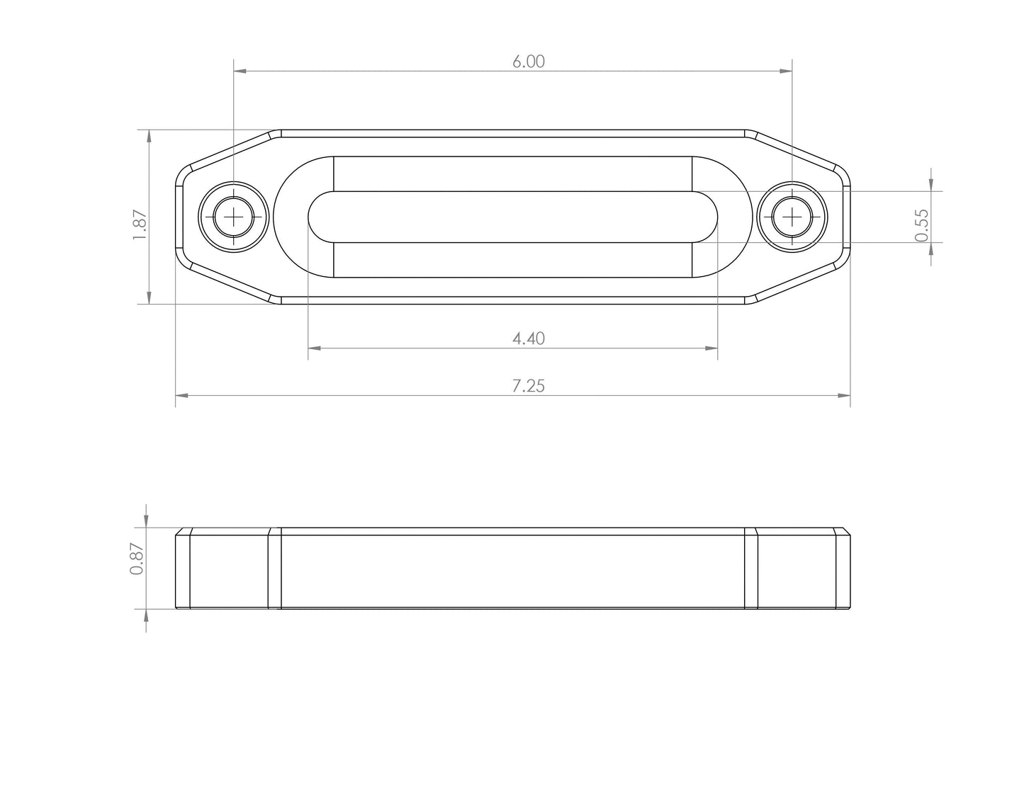 Billet Aluminum Winch Fairlead UTV Off-Road - Close-Up Detail | Factory UTV