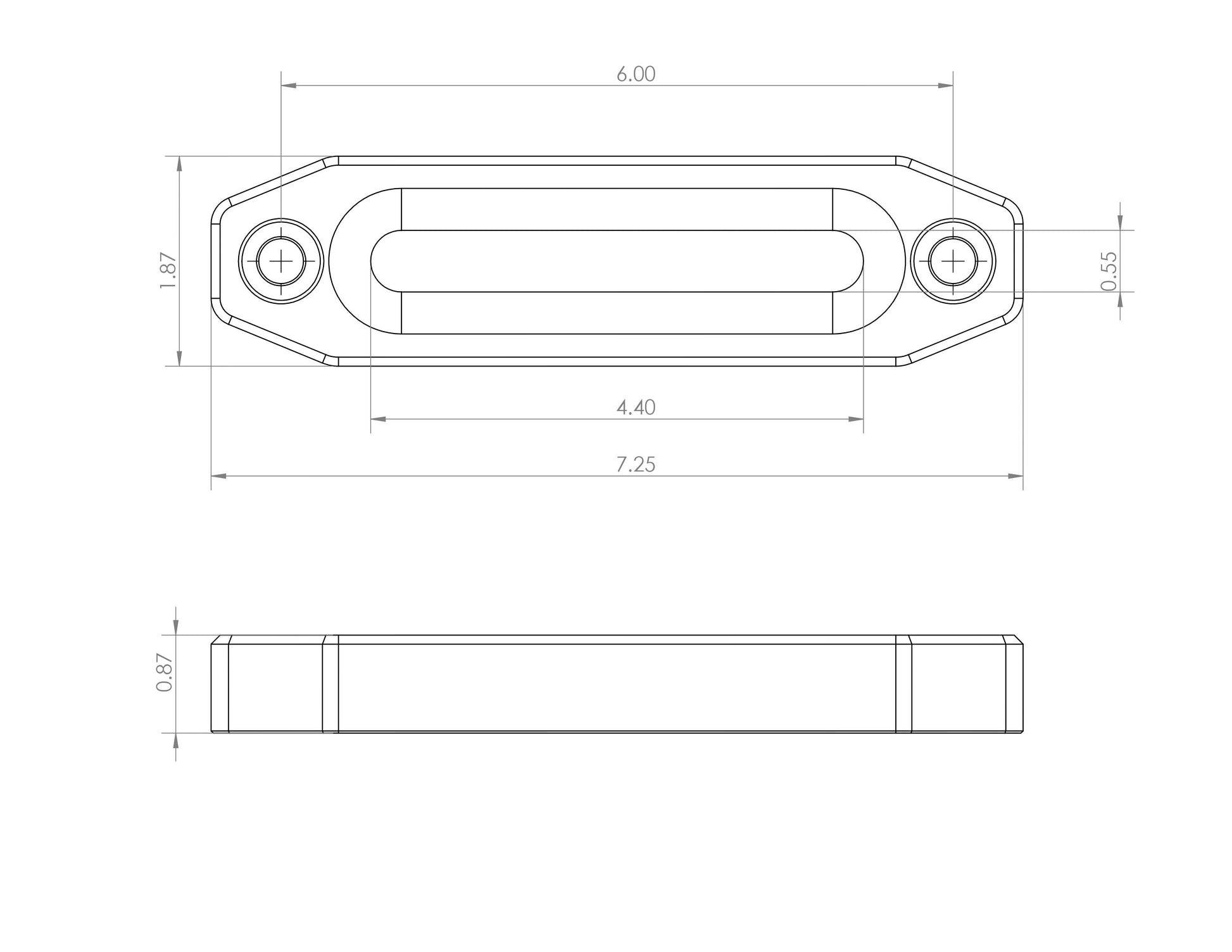 Billet Aluminum Winch Fairlead UTV Off-Road - Close-Up Detail | Factory UTV