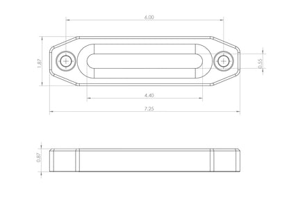 Billet Aluminum Winch Fairlead UTV Off-Road - Close-Up Detail | Factory UTV