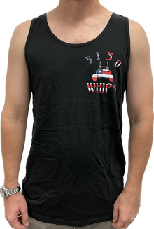 Front American Flag 5150 Whips Logo Mens Tank Top 5150 Whips