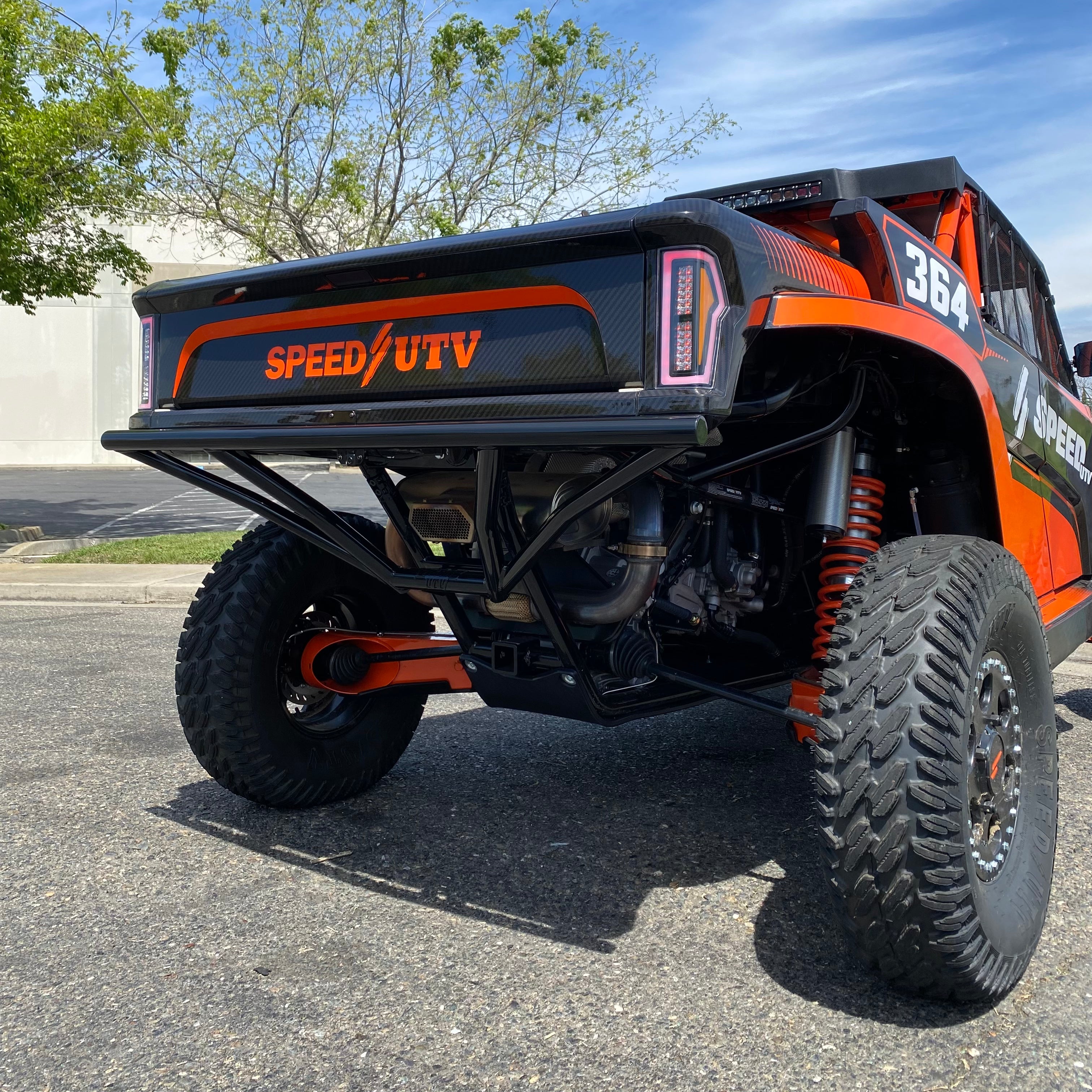 Speed UTV Baja Bandit / El Diablo / El Jefe Rear Bumper by Factory UTV, front view