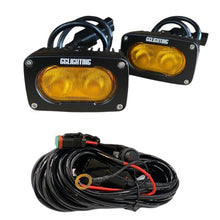 GP10 Offroad LED Light Pod Bundle Amber with Wiring Harness GGLighting