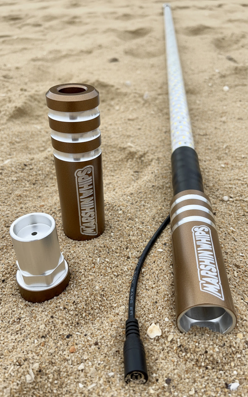 Game Changer LED Whip with Premium Bronze Base (Single) Marshin Whips
