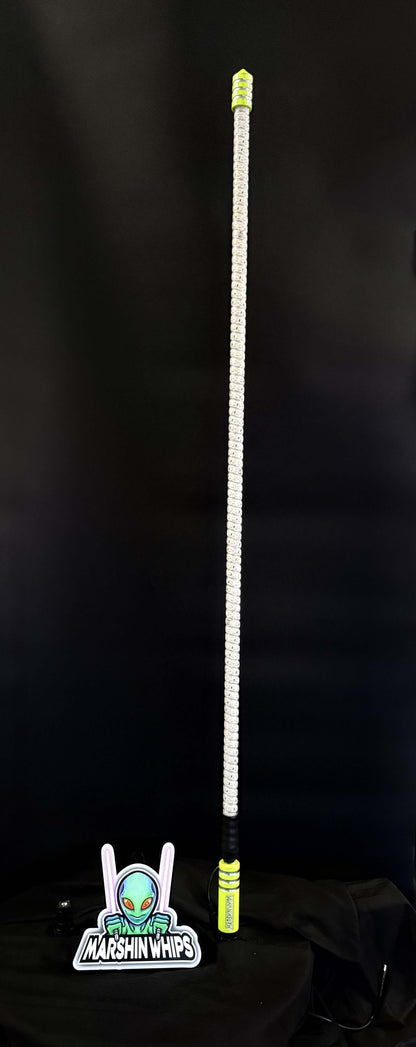 Game Changer LED Whip with Savage Sage Green Base (Single) Marshin Whips