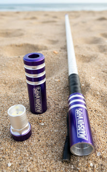 Game Changer LED Whip with Vibrant Purple Base (Single) Marshin Whips