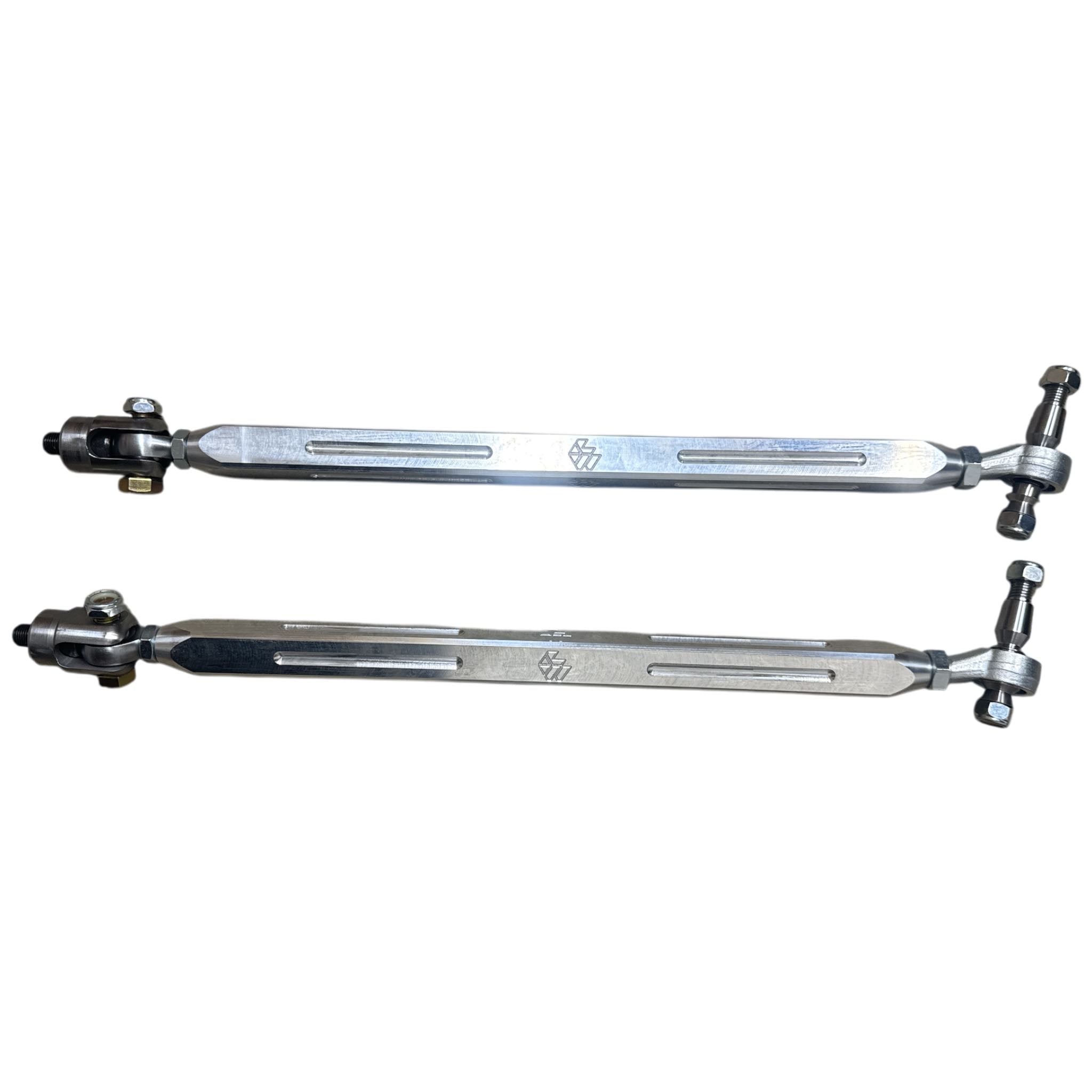 Polaris RZR Pro R / Pro S / Turbo R Tie Rod Set by L&W Fab, front view
