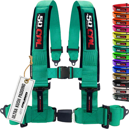 Pro Series 2" & 3" 4 point Harness with push button release