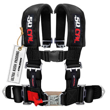 Pro Series 3 Inch 4-Point Latch Safety Harness UTV - Front View | 50 Caliber Racing