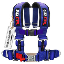 Pro Series 2 Inch 4-Point Latch Safety Harness SxS - Installed View | 50 Caliber Racing