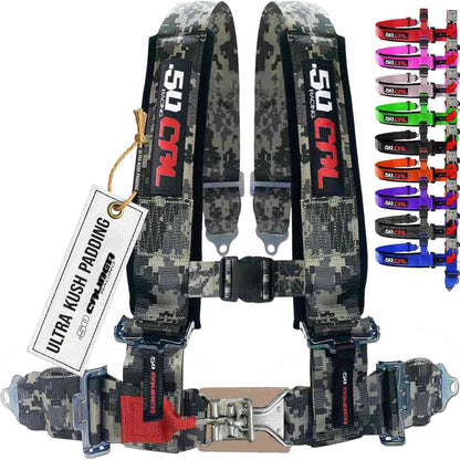 Pro Series 3" 4 point Latch Harness 50 Caliber Racing