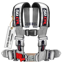 Pro Series 3 Inch 4-Point Latch Safety Harness SxS - Installed View | 50 Caliber Racing