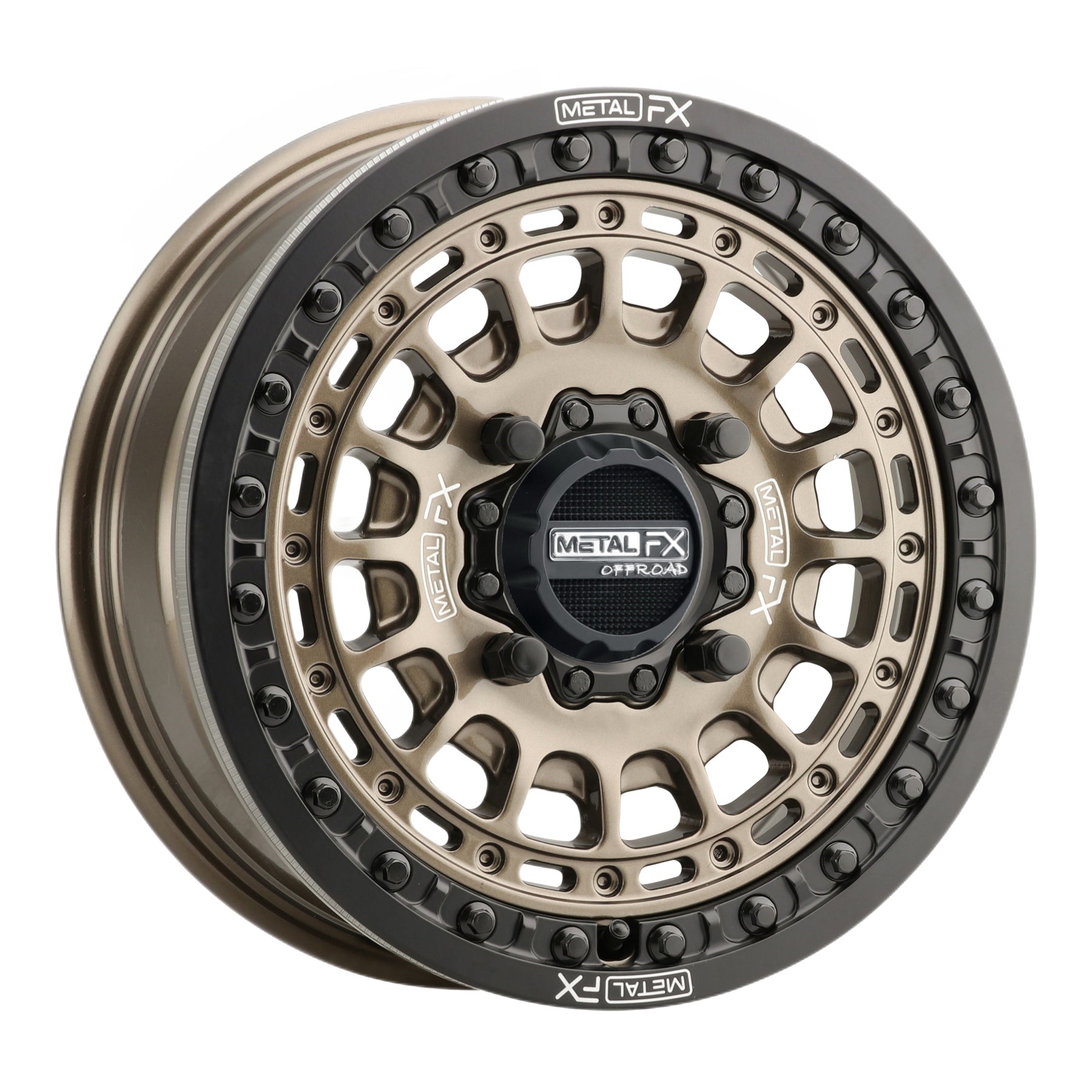 Hitman UTV Beadlock Wheel (Bronze) Metal FX Offroad