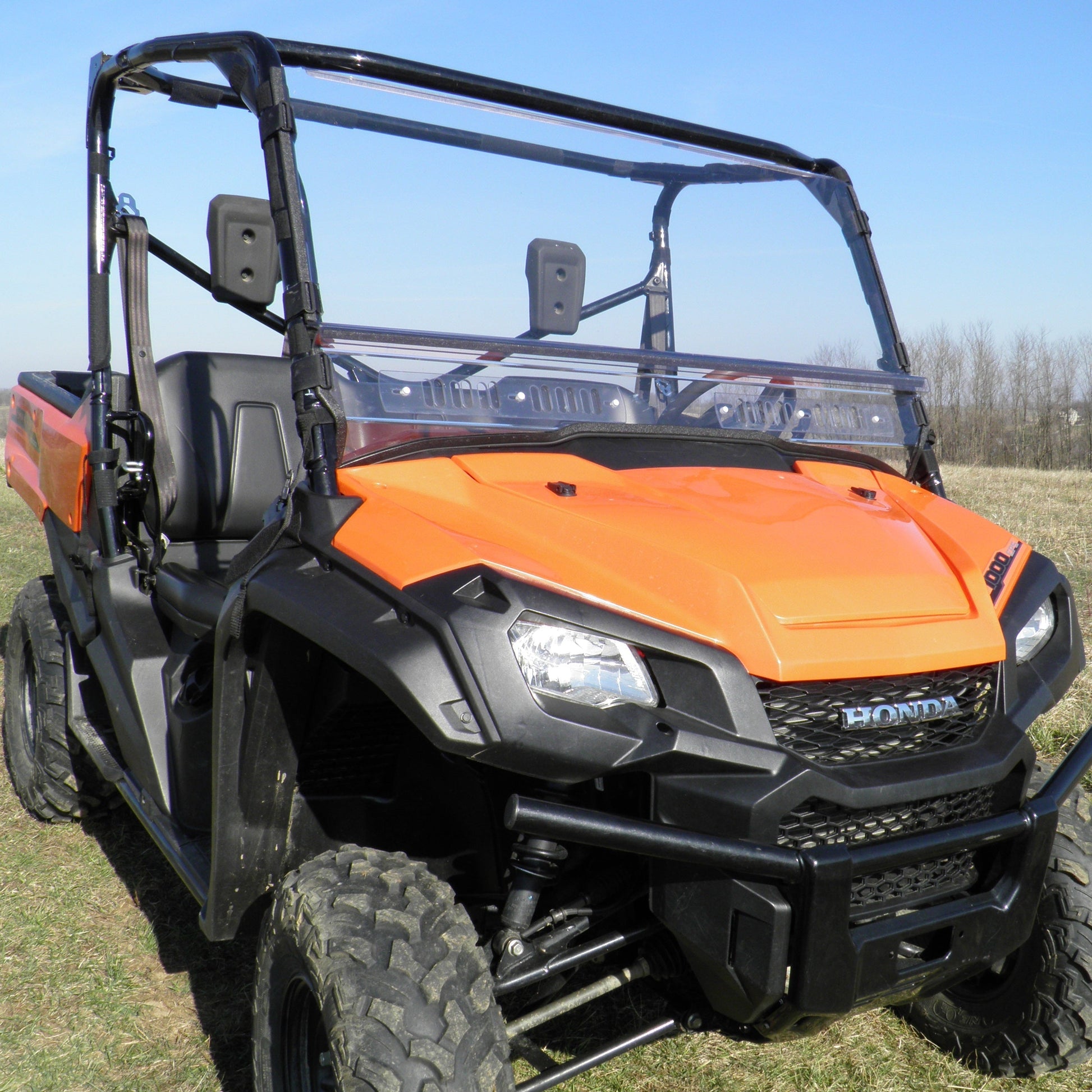 Honda Pioneer 1000 Scratch-Resistant Polycarbonate Windshield 3 Star UTV