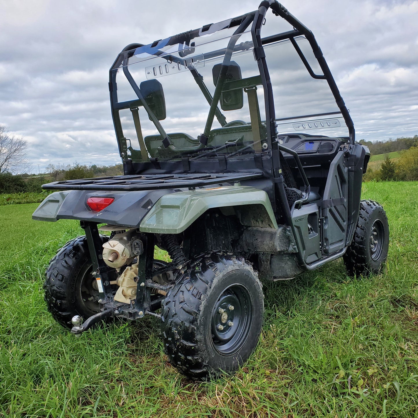 Honda Pioneer 500 / 520 Polycarbonate Rear Windshield 3 Star UTV