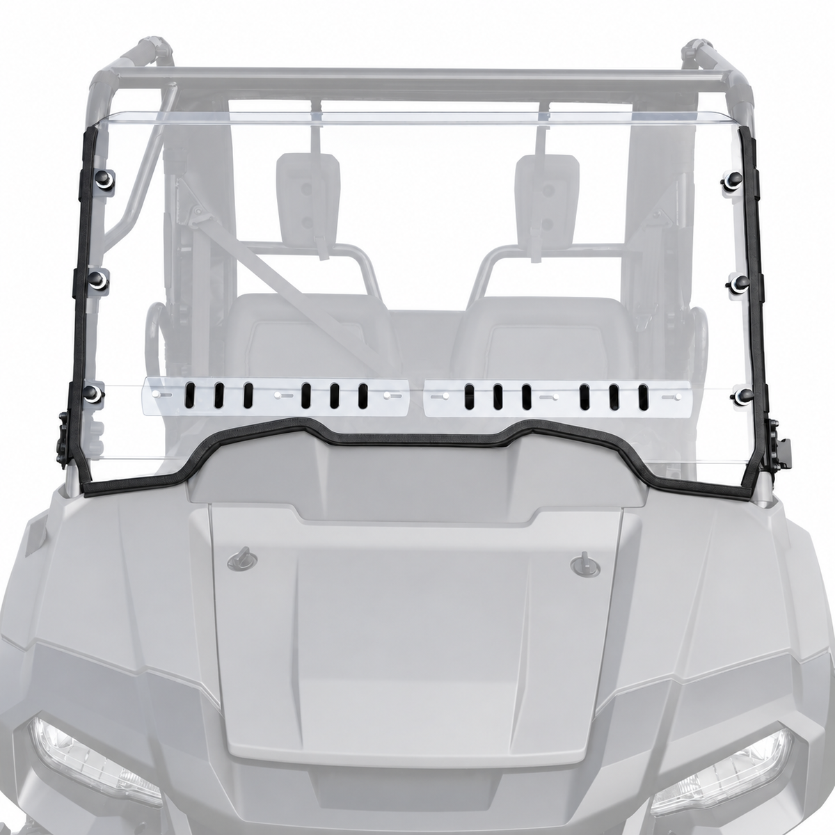 Honda Pioneer 700 2-Seat Scratch Resistant Polycarbonate Windshield | 3 Star UTV