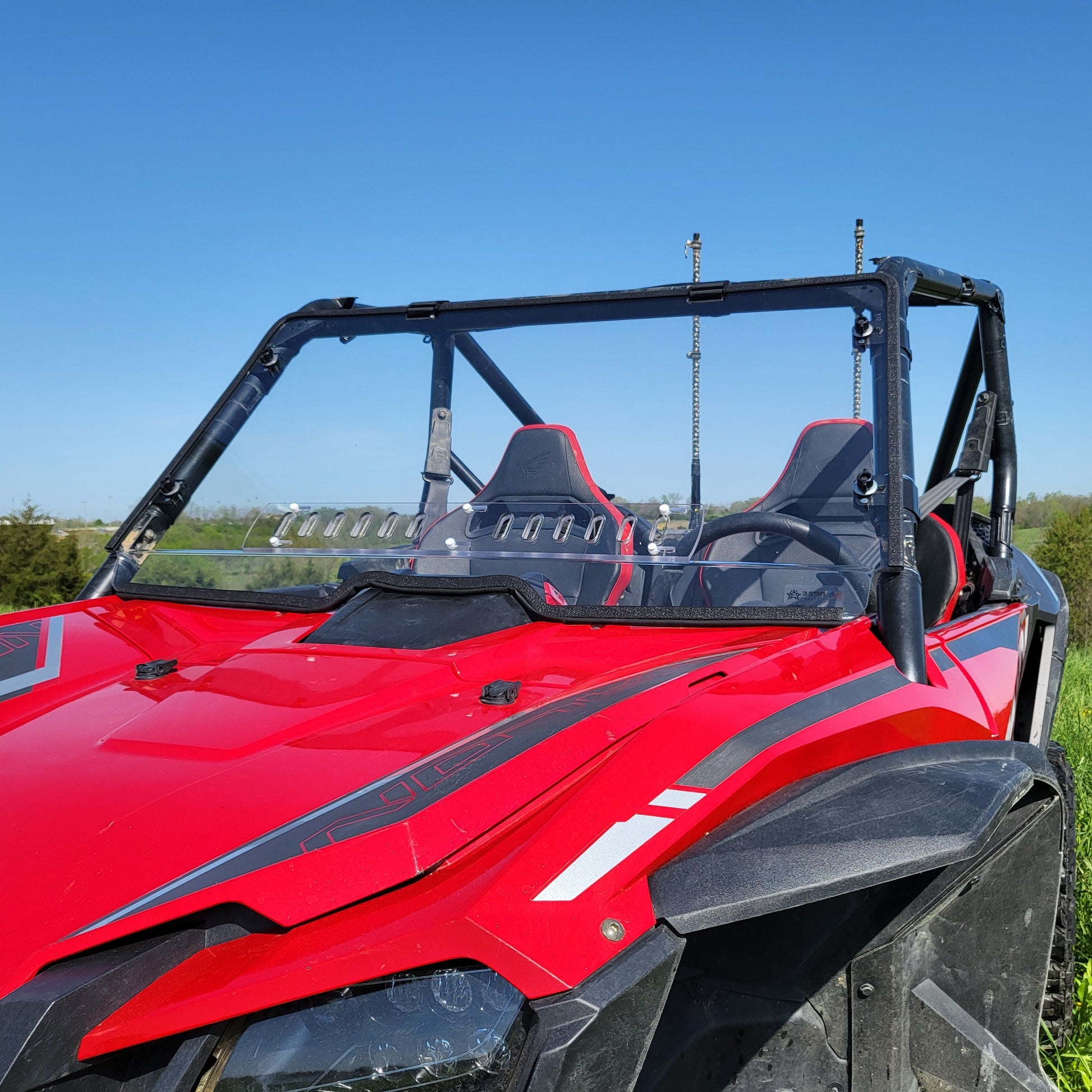 Honda Talon 2-Seat Polycarbonate Windshield 3 Star UTV