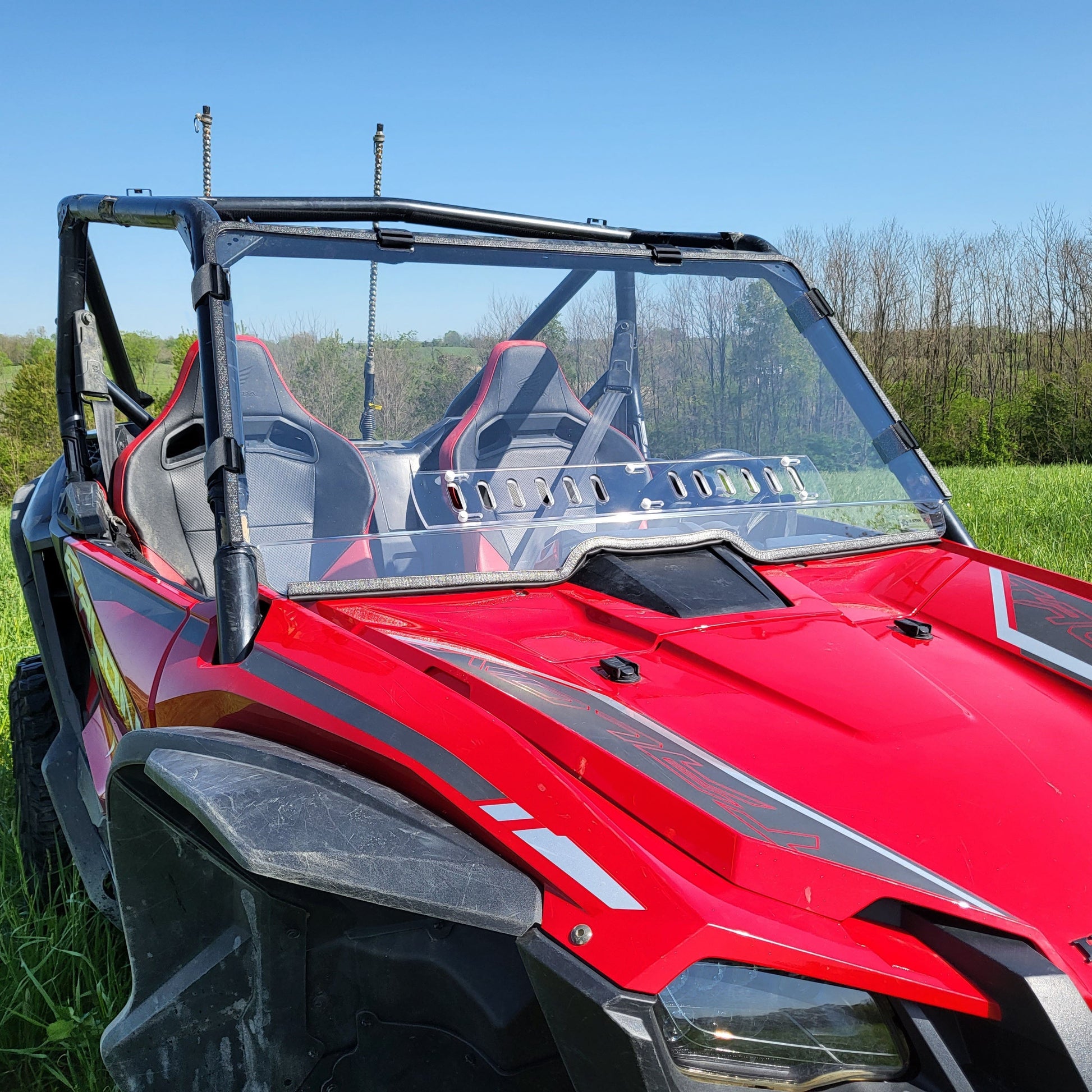 Honda Talon 2-Seat Polycarbonate Windshield 3 Star UTV