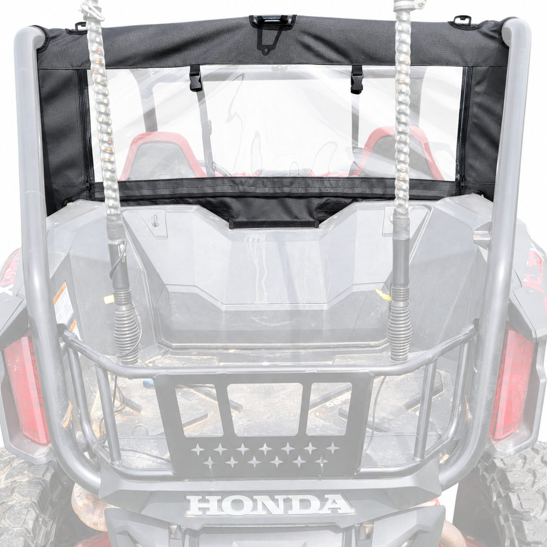 Honda Talon 2-Seat Soft Rear Panel | 3 Star UTV