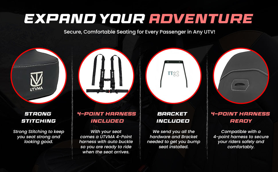 Honda Talon 4 Front Bump Seat (2020+)