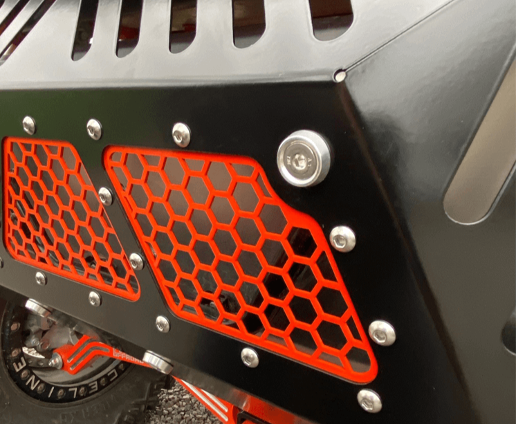 Honda Talon Exhaust Cover AJK Offroad