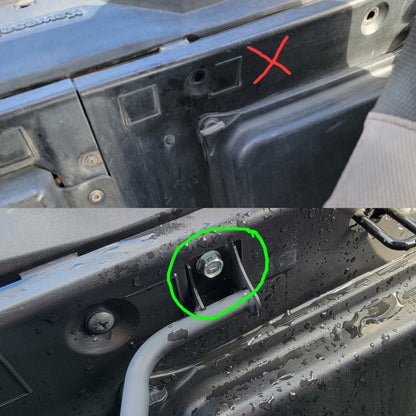 Kawasaki KRX Shoulder Harness Mounting Kit