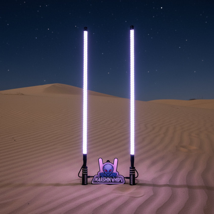 V2 LED Whip Set with Black Out Bases