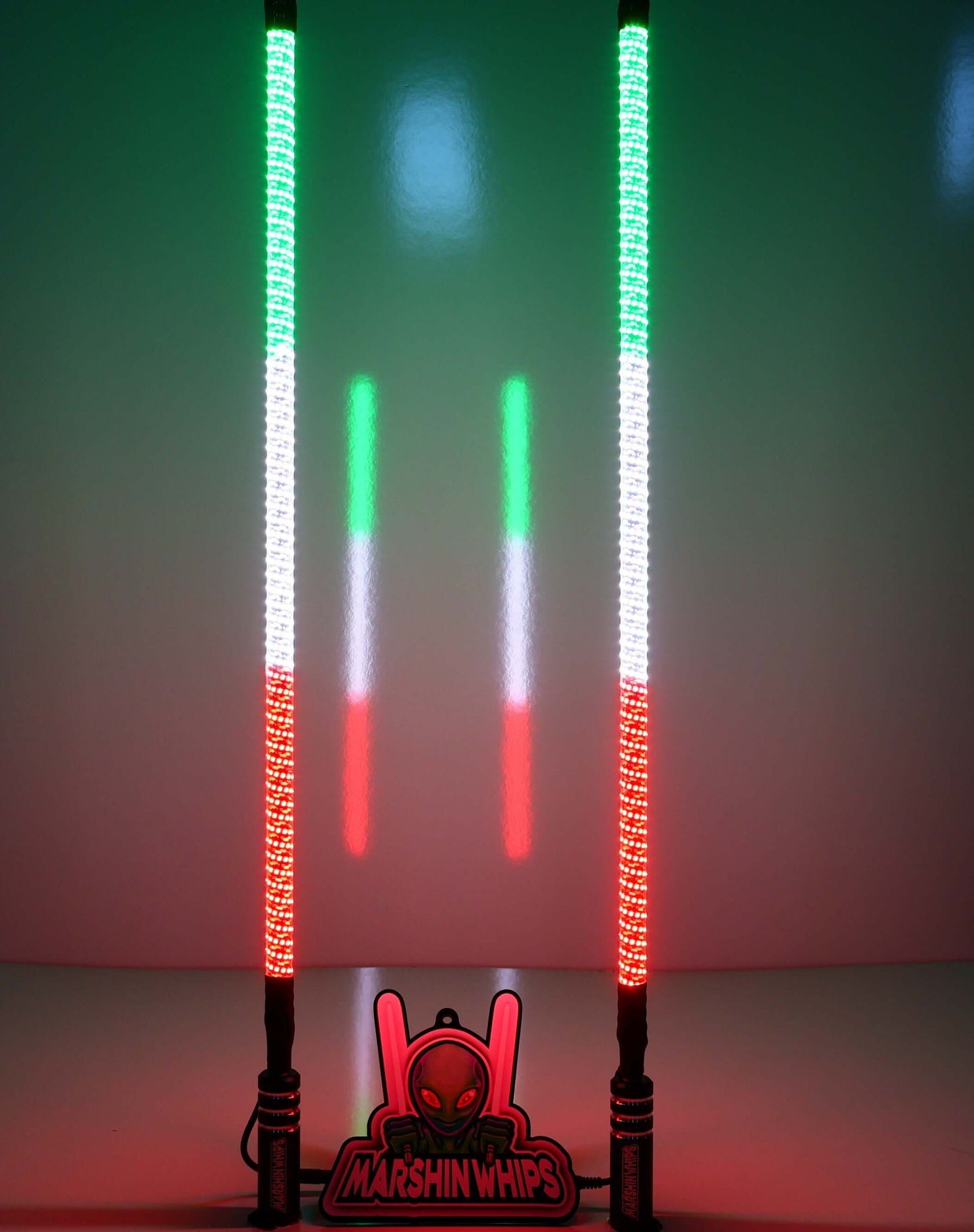 V2 LED Whip Set with Black Out Bases
