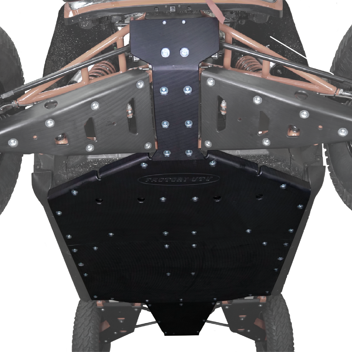 Speed UTV El Diablo UHMW Skid Plate by Factory UTV, front view