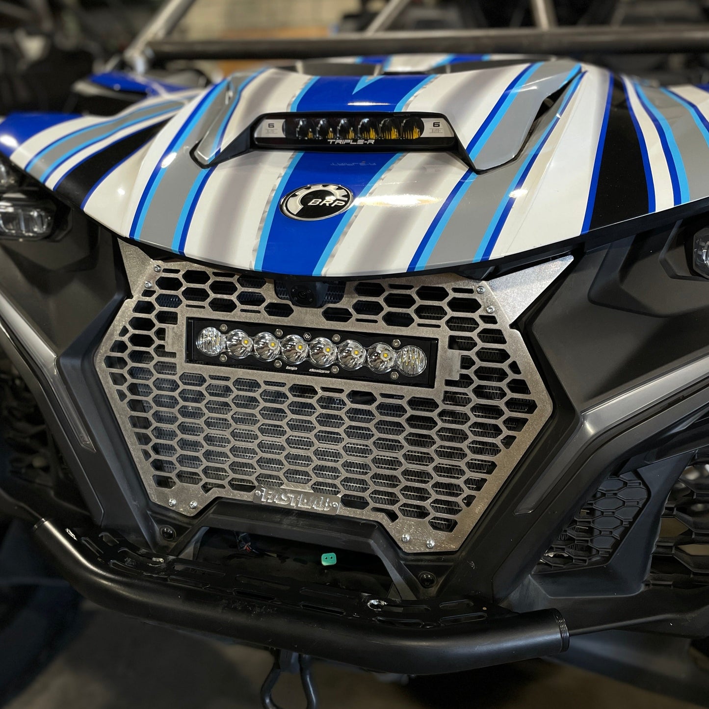 Can-Am Maverick R Front Grille with Light Bar