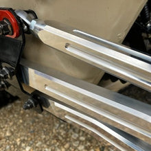 Can-Am Maverick X3 72in Adjustable Radius Rods SxS - Installed View | L&W Fab