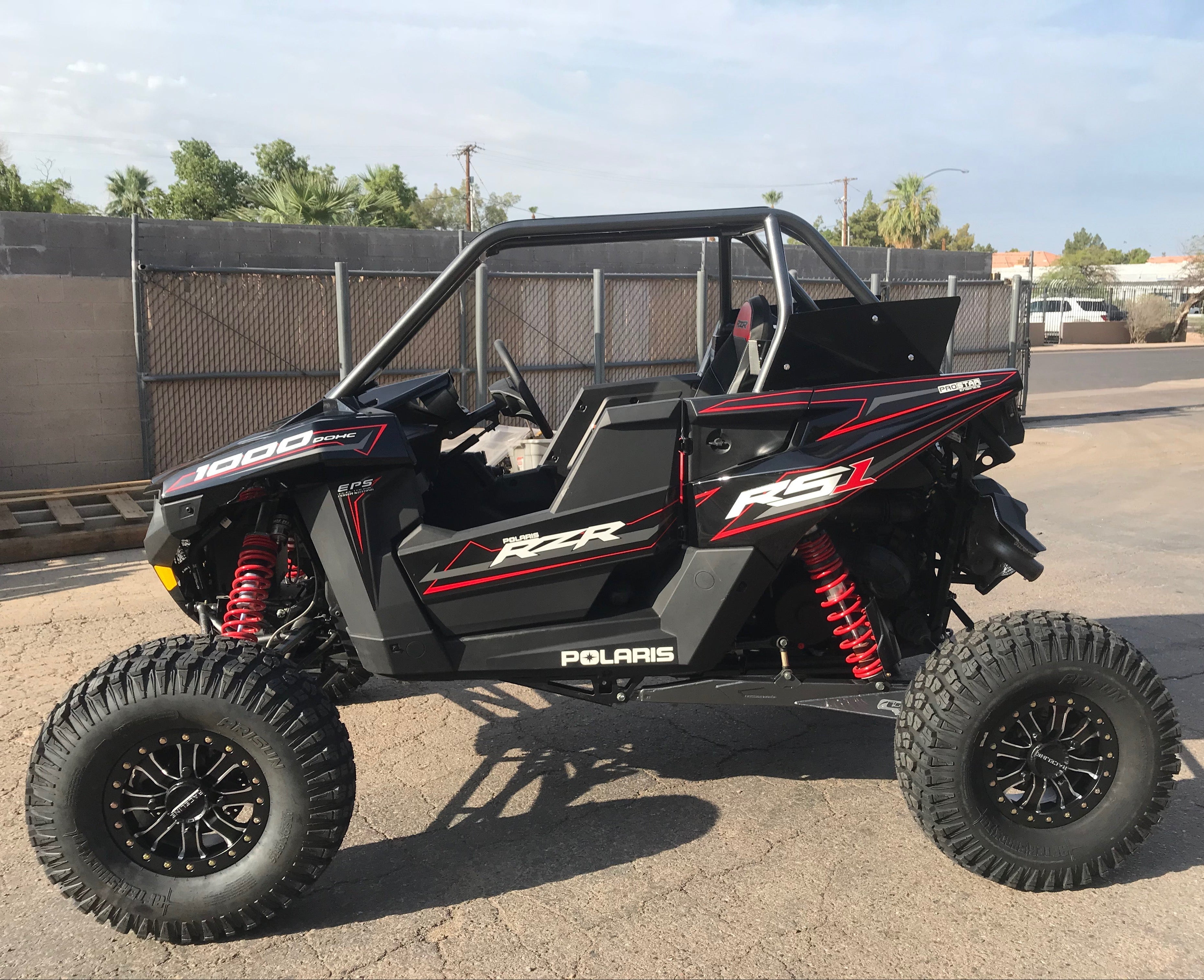 Polaris RZR RS1 Bolt-On Roll Cage UTV - Front View | Lone Star Racing