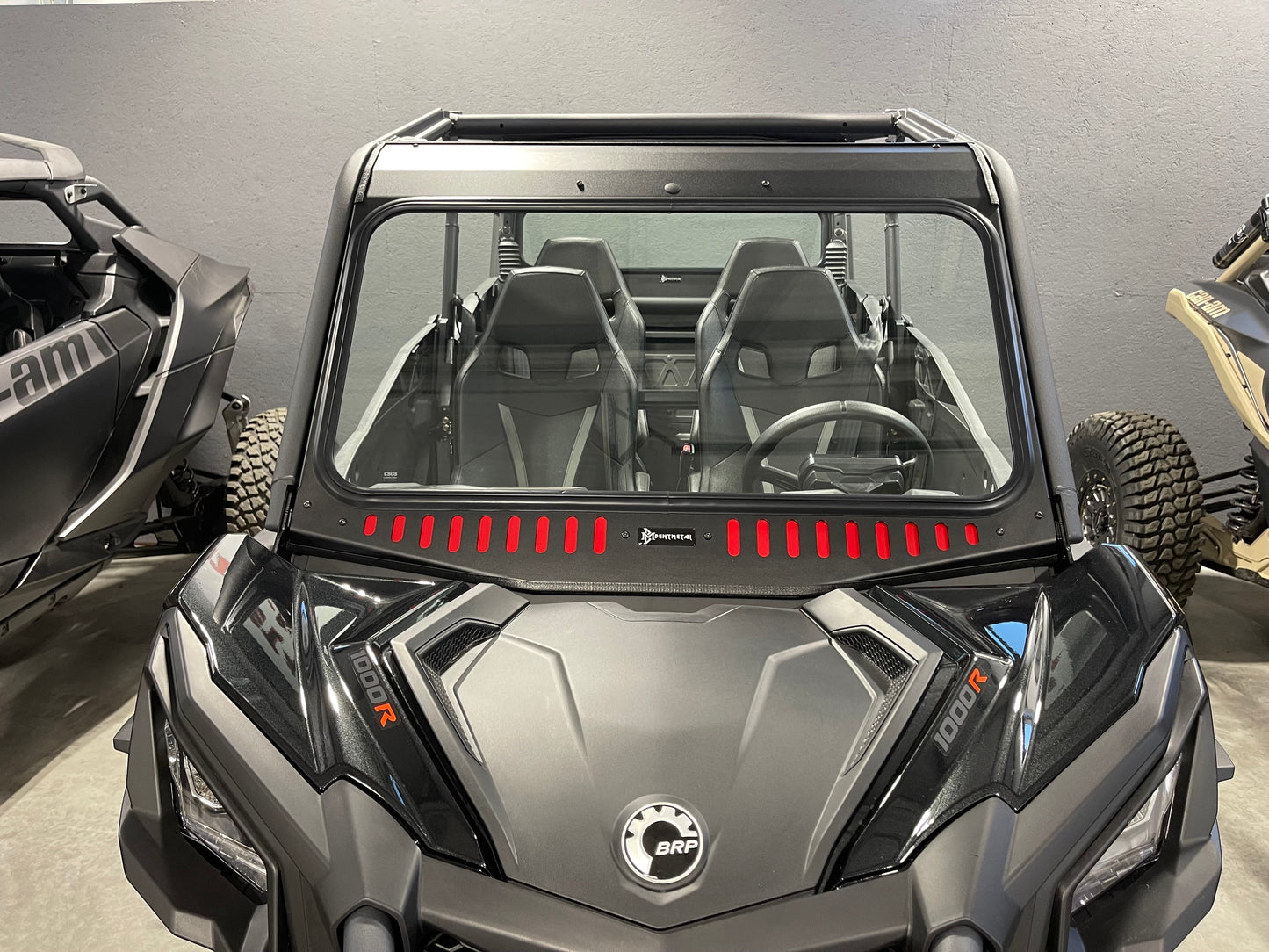 Can-Am Commander / Maverick Vented Glass Windshield