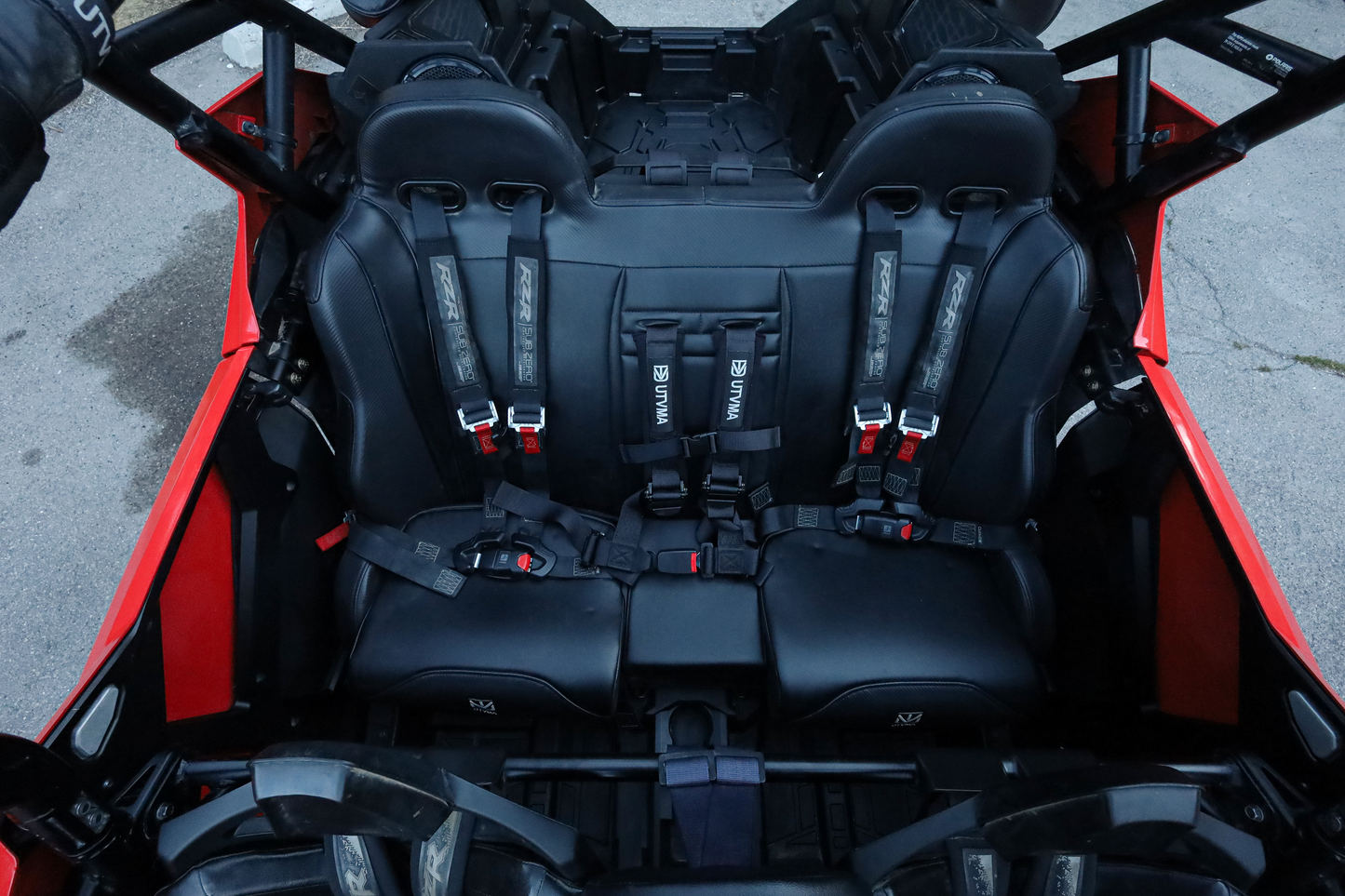 RZR PRO R Rear Bench Seat W Harnesses (2025+)