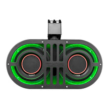 Dual 6.5in PRO Roll Cage Sound Bar System with LED RGB Lights SxS - Installed View | DS18