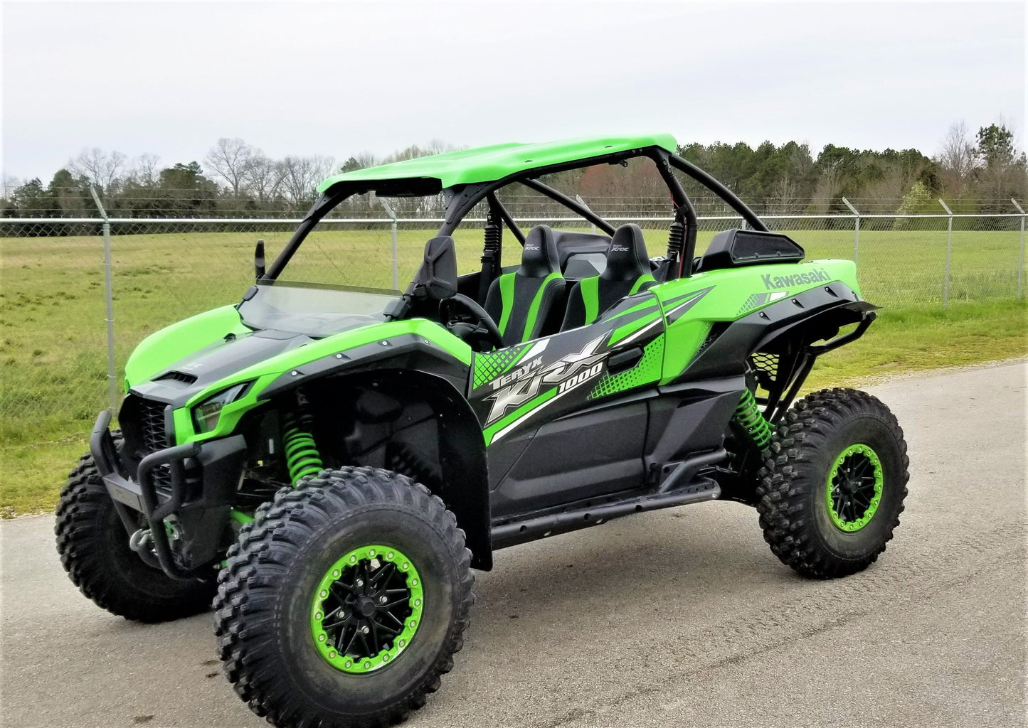 Kawasaki KRX (2023-2025) Full Skid Plate with Integrated Slider Nerfs Trail Armor