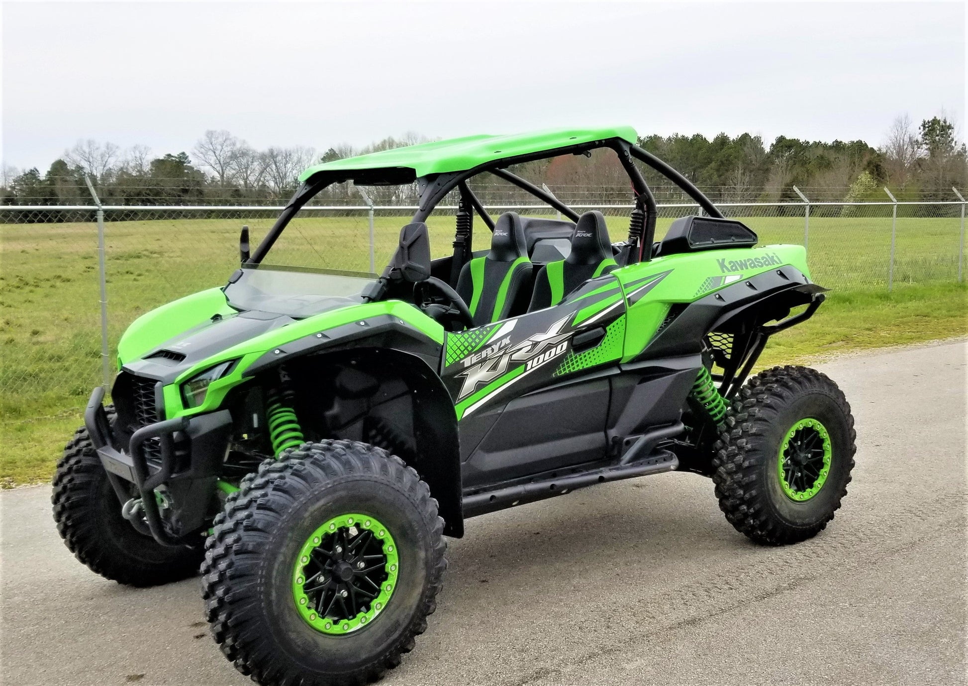 Kawasaki KRX (2023-2025) Full Skid Plate with Integrated Slider Nerfs Trail Armor